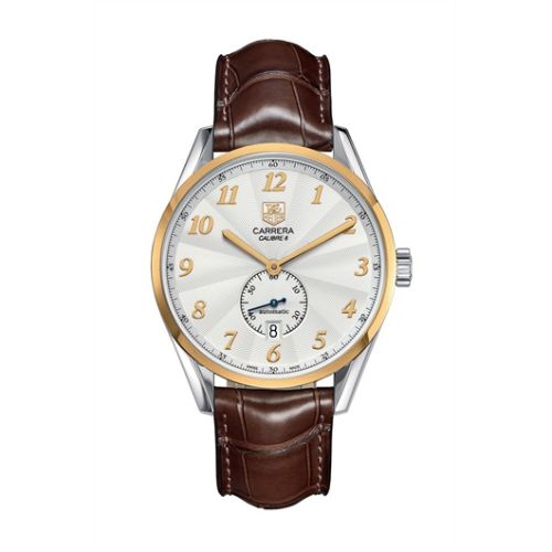 TAG Heuer Carrera Calibre 6 39 Heritage Stainless Steel / Yellow Gold / Silver / Alligator